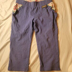 Matilda Jane CHOOSE ADVENTURE Leggings Small S Yoga Capri Workout Womens GUC